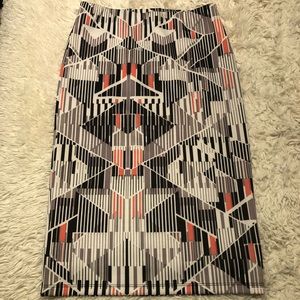 Mossimo Print Pencil Skirt